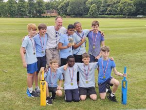6B Cricket winners with Mr Page